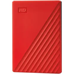 Western Digital My Passport Externe Festplatte 4 TB 3.2 Gen 1 (3.1 Gen 1) Rot