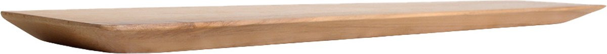 Raw Materials Craftsman zwevende wandplank van teakhout, 90 cm