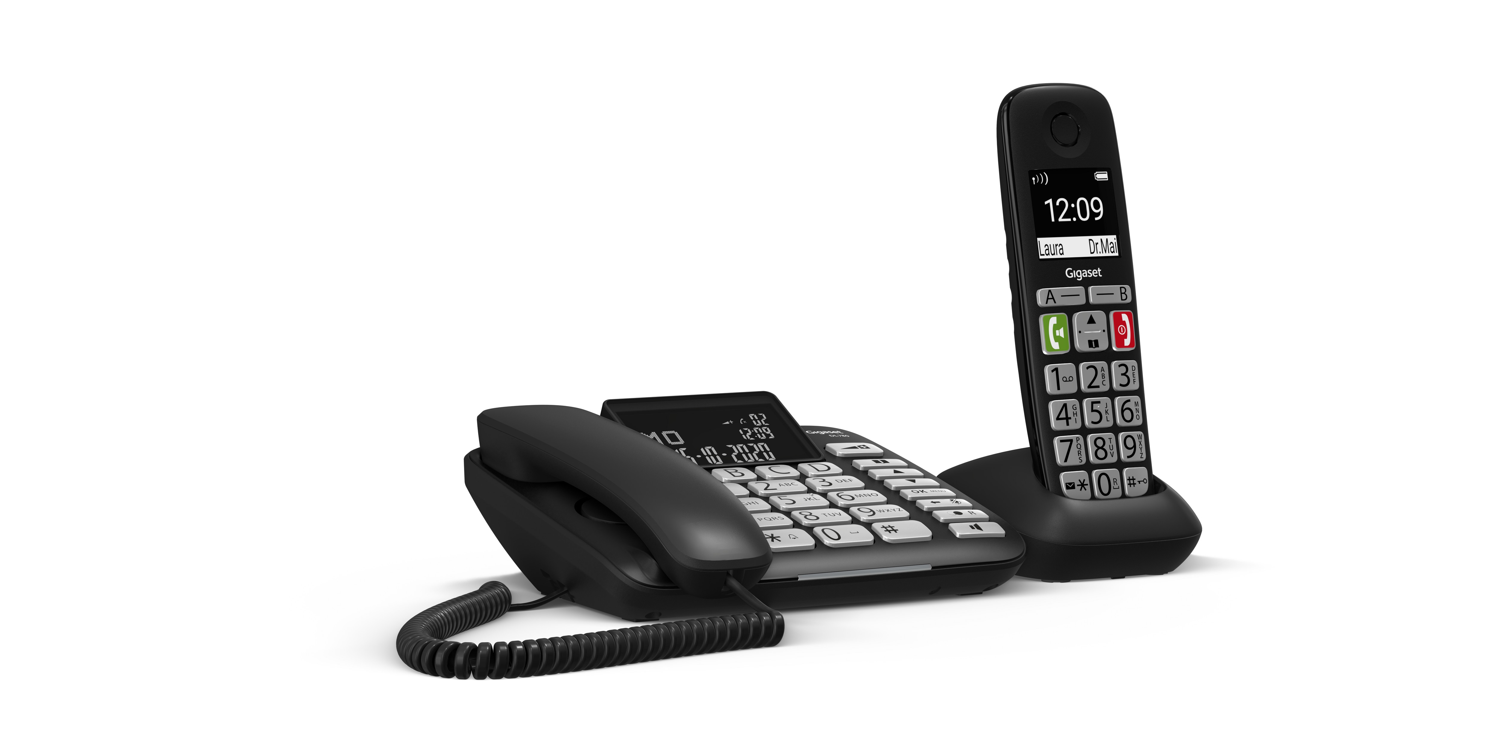 Gigaset DL780 Plus DECT Schnurlostelefon schwarz S30350-H220-B101