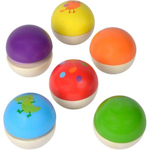 Eichhorn Kinder-Musikinstrument 100003487, Musik Holzkugel mit Sound, ab 1 Jahr