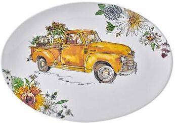 Fitz and Floyd Emis Garden Medium Platter, 14 Inch