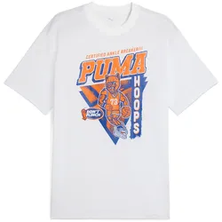 PUMA Rival Rage Basketball T-Shirt 5 Herren 02 - PUMA white L