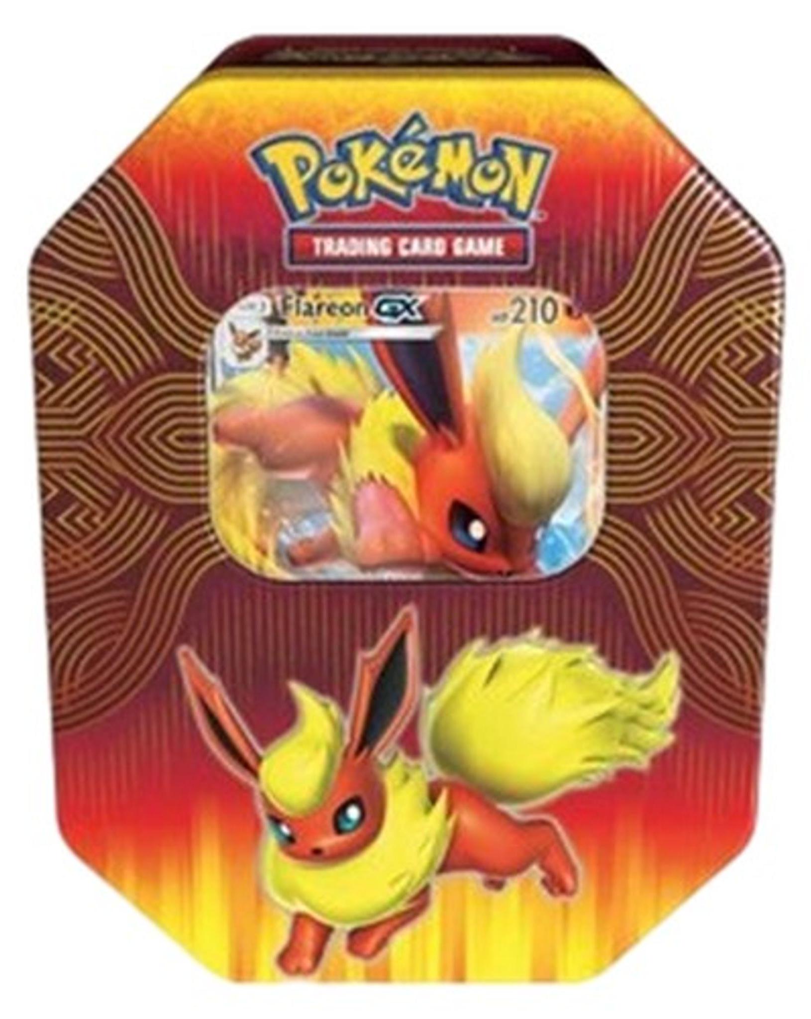 Pokemon Elemental Power Tins: Flareon GX Tin
