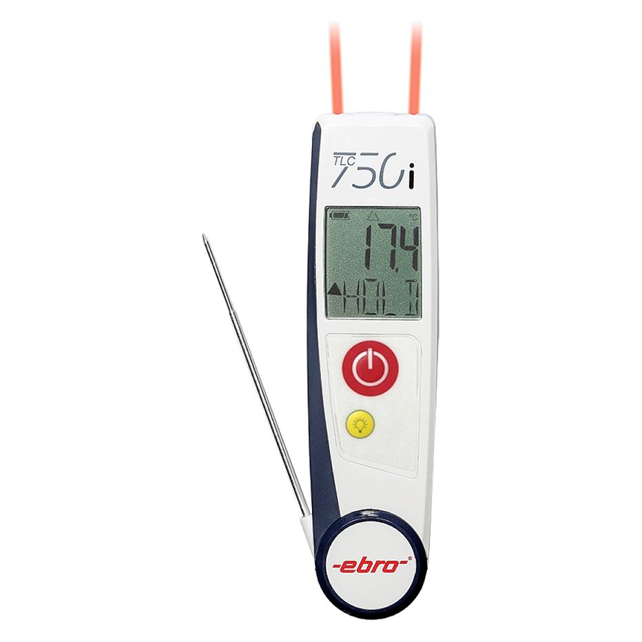 Ebro TLC 750i-V2 Klappthermometer -50 - +250 °C Fühler-Typ K (1340-5739)