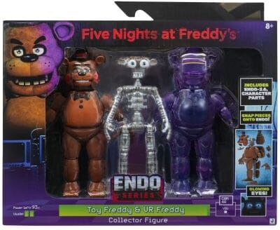 Five Nights At Freddy's 6in Endo-Series Figure - Toy Freddy and VR Freddy Action Figure