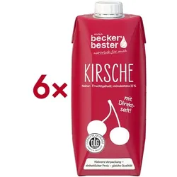 beckers bester Fruchtsaftgetränk »Kirsch-Nektar« 6 Stück je 0,75 L