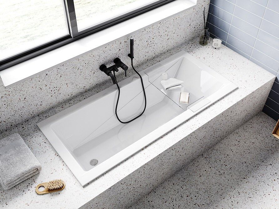 Besco Modern Slim 150x70cm wanna prostokątna #WAM-150-SL