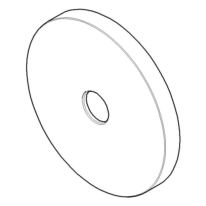 Dornbracht Rosette - platin matt 092789111-06 platin matt