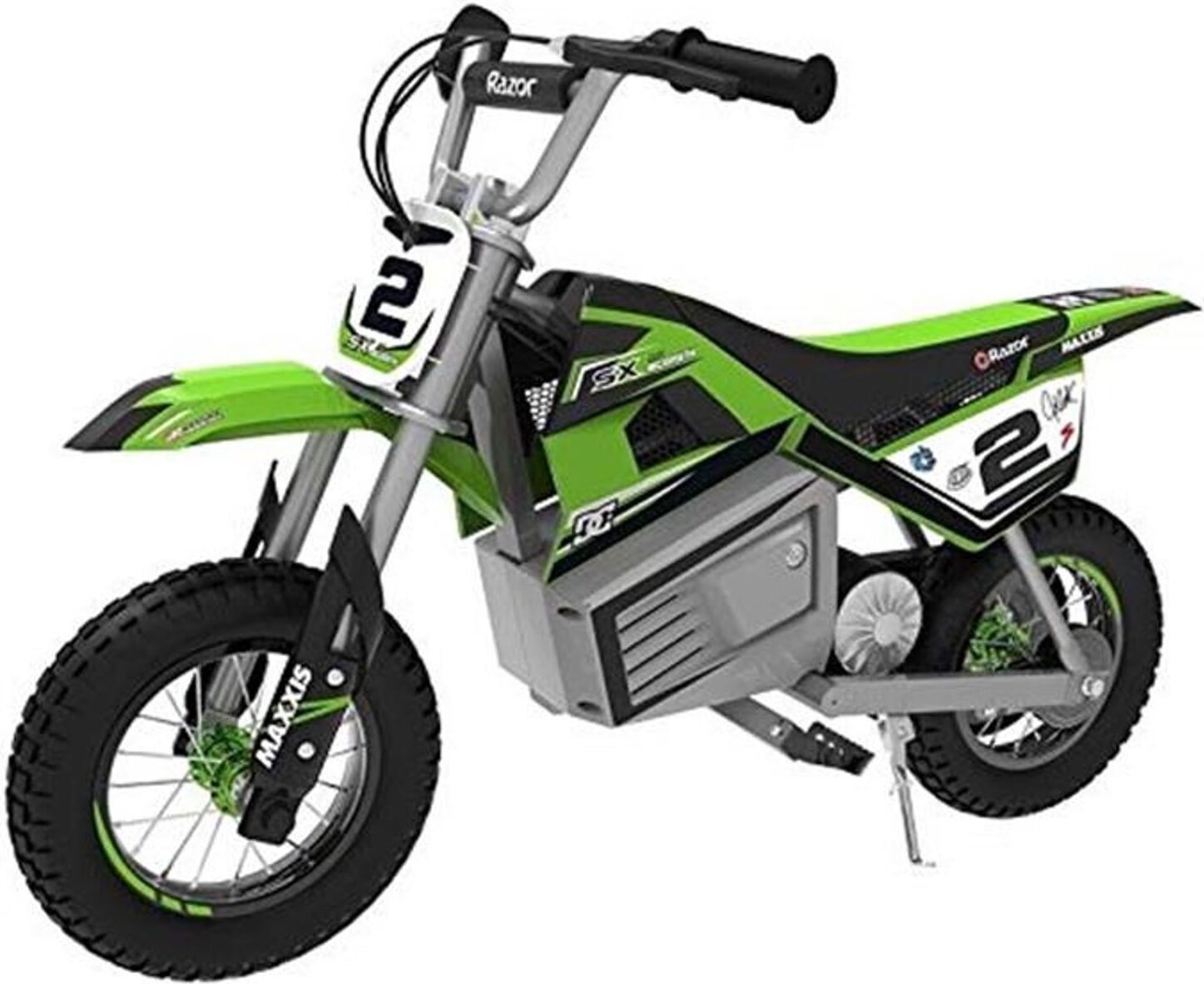 Razor Dirt Rocket SX350 McGrath, 1 Sitz(e), 2 Rad/Räder, 22 km/h, Schwarz, Grün, Grau, Weiß, 24 V, 1110 mm