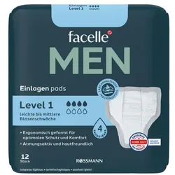 facelle Einlagen »MEN Level 1« 12 Stück