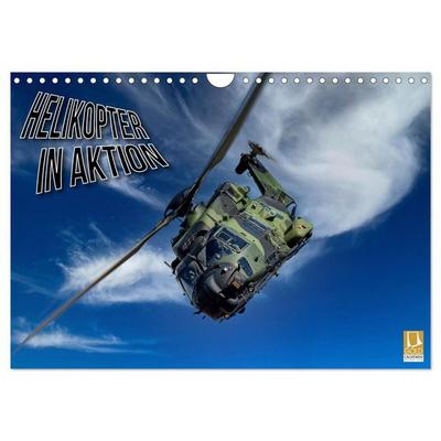 Helikopter in Aktion (Wandkalender 2027 DIN A4 quer), CALVENDO Monatskalender