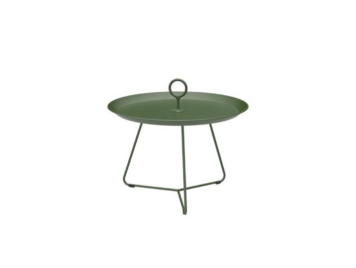 Beistelltisch Eyelet Ø 57 cm Olive Green Stahl