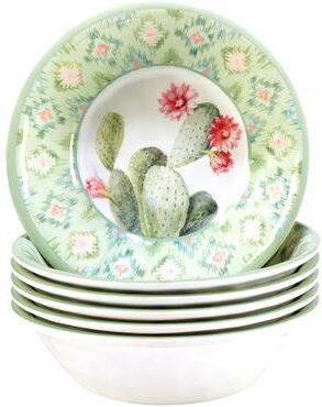 Certified International Desert Beauty 22 oz. Melamine All Purpose Bowl, Set of 6 - 22oz
