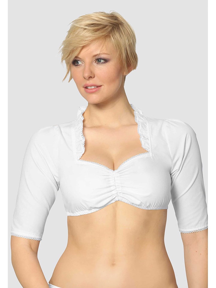 Stockerpoint Dirndlbluse "Clara" in Weiß - 34