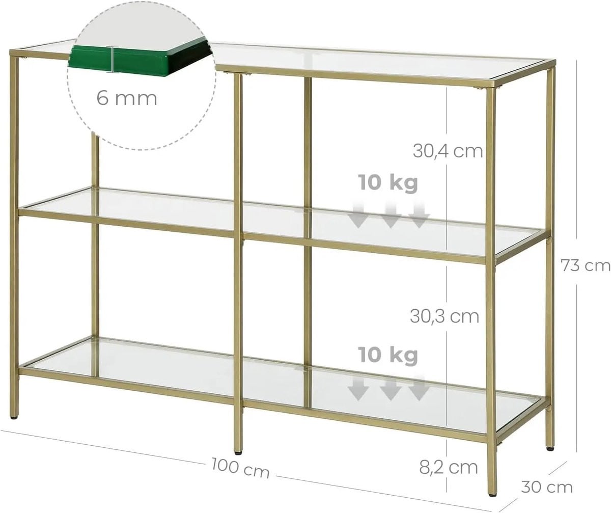 Vasagle Smalle Consoletafel voor Woonkamer, Hal of Thuiswerkplek