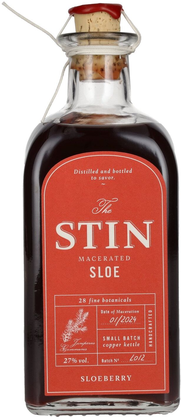 STIN Gin The STIN Macerated Sloe Gin 27% Vol. 0,5l