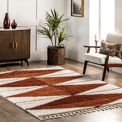 Nuloom Micah Diamond Shag Tassel Area Rug