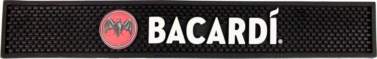 Bacardi Bar runner van rubber - 60 x 10 cm