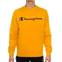 Champion Classics Men Crewneck Sweatshirt Senfgelb Medium Herren