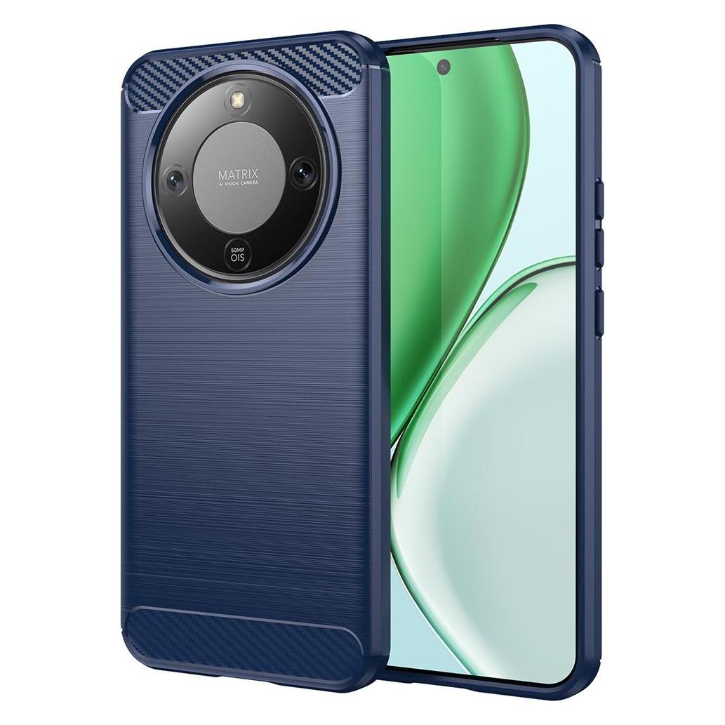 Techsuit - Carbon Silicone - Honor Magic8 Lite - Blue (Honor Magic 8 Lite) (65238903)
