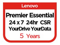 Lenovo Committed Service Essential Service + YourDrive YourData + Premier Support - Serviceerweiterung - Arbeitszeit und Ersatzteile (für Server) (5PS7A12683)