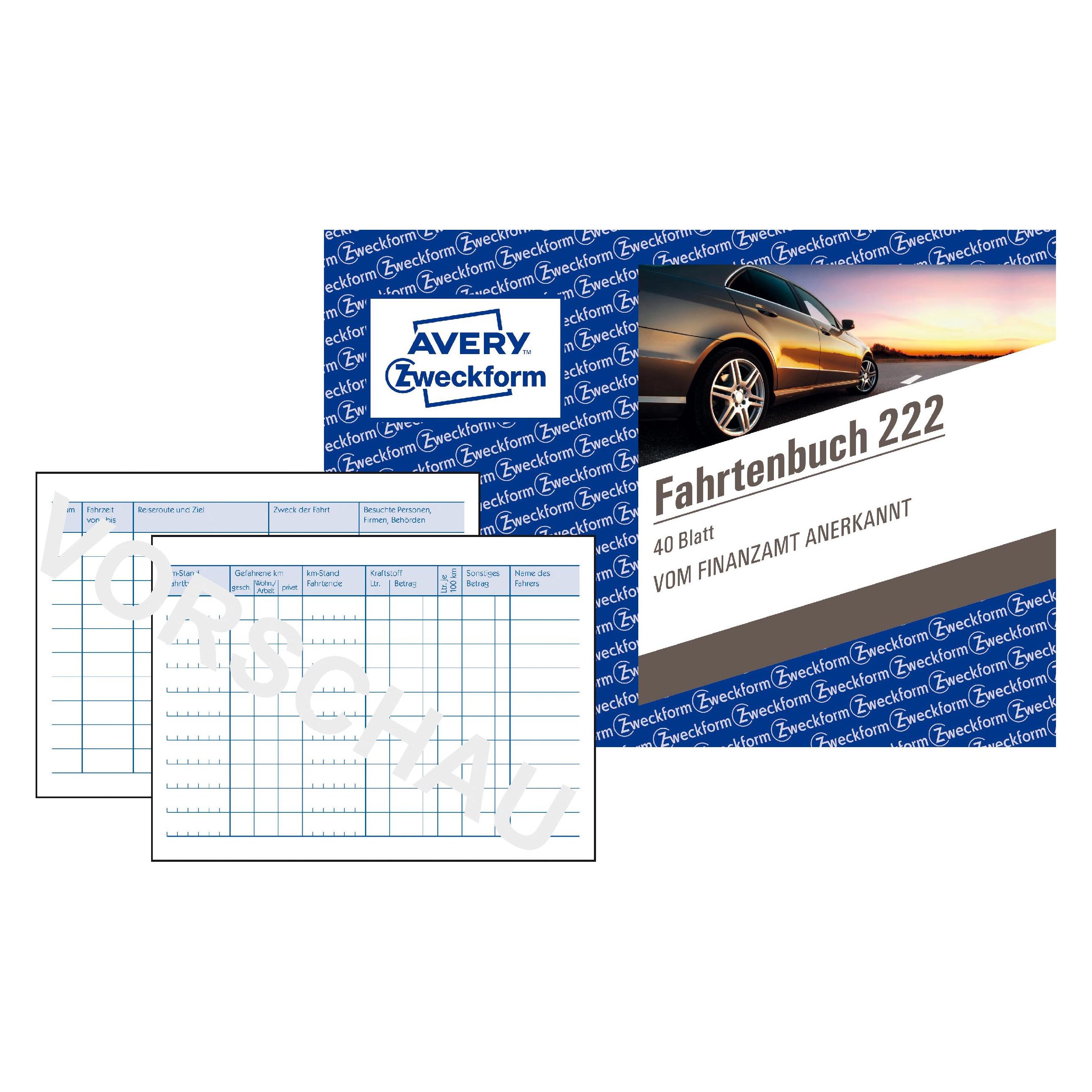 Avery Fahrtenbuch (5611401)