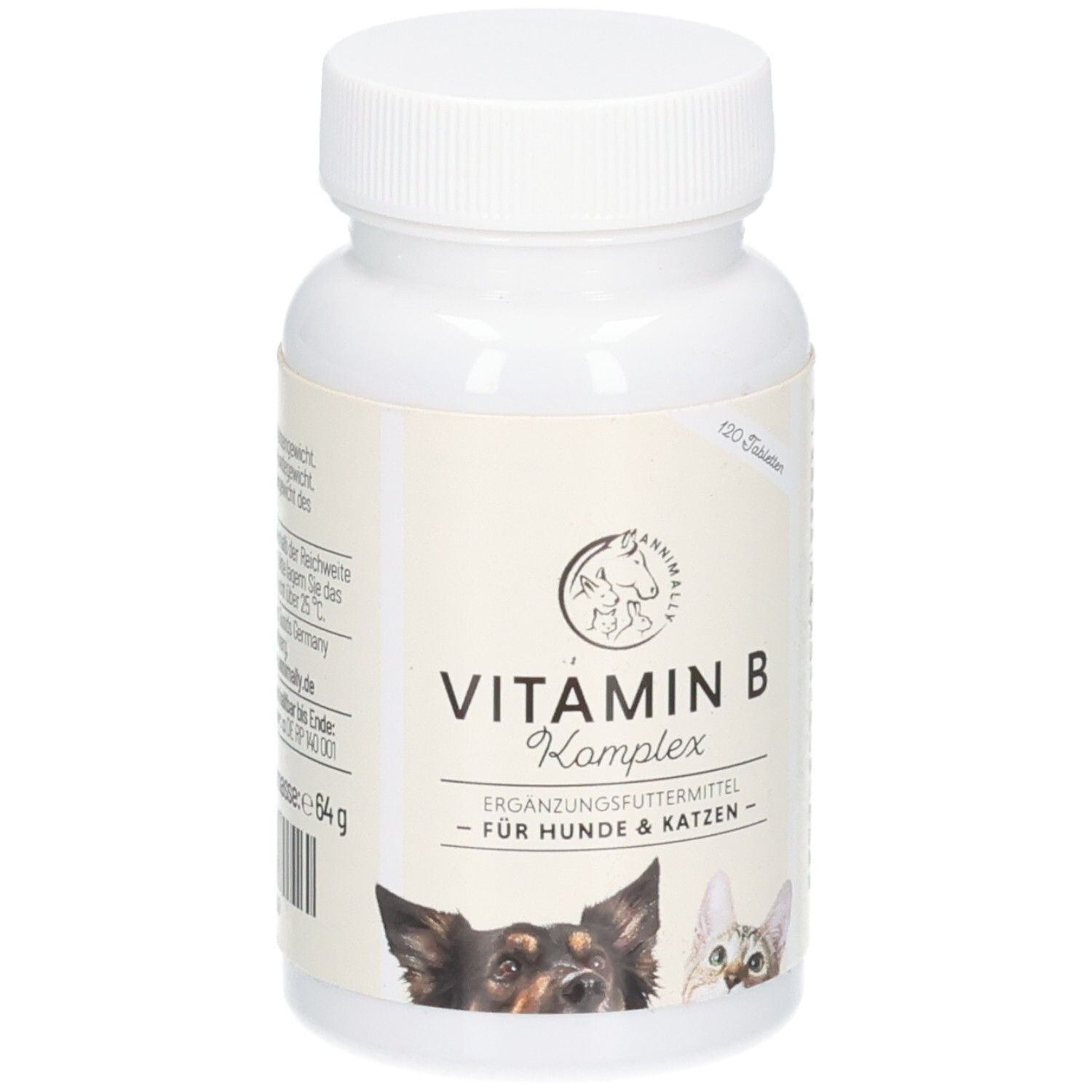 Vitamin B Komplex Tabletten f.Hunde/Katzen 120 St
