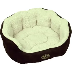 NOBBY Komfortbett TAIKA Komfortbett TAIKA braun / wollweiss 65 x 57 x 22 cm