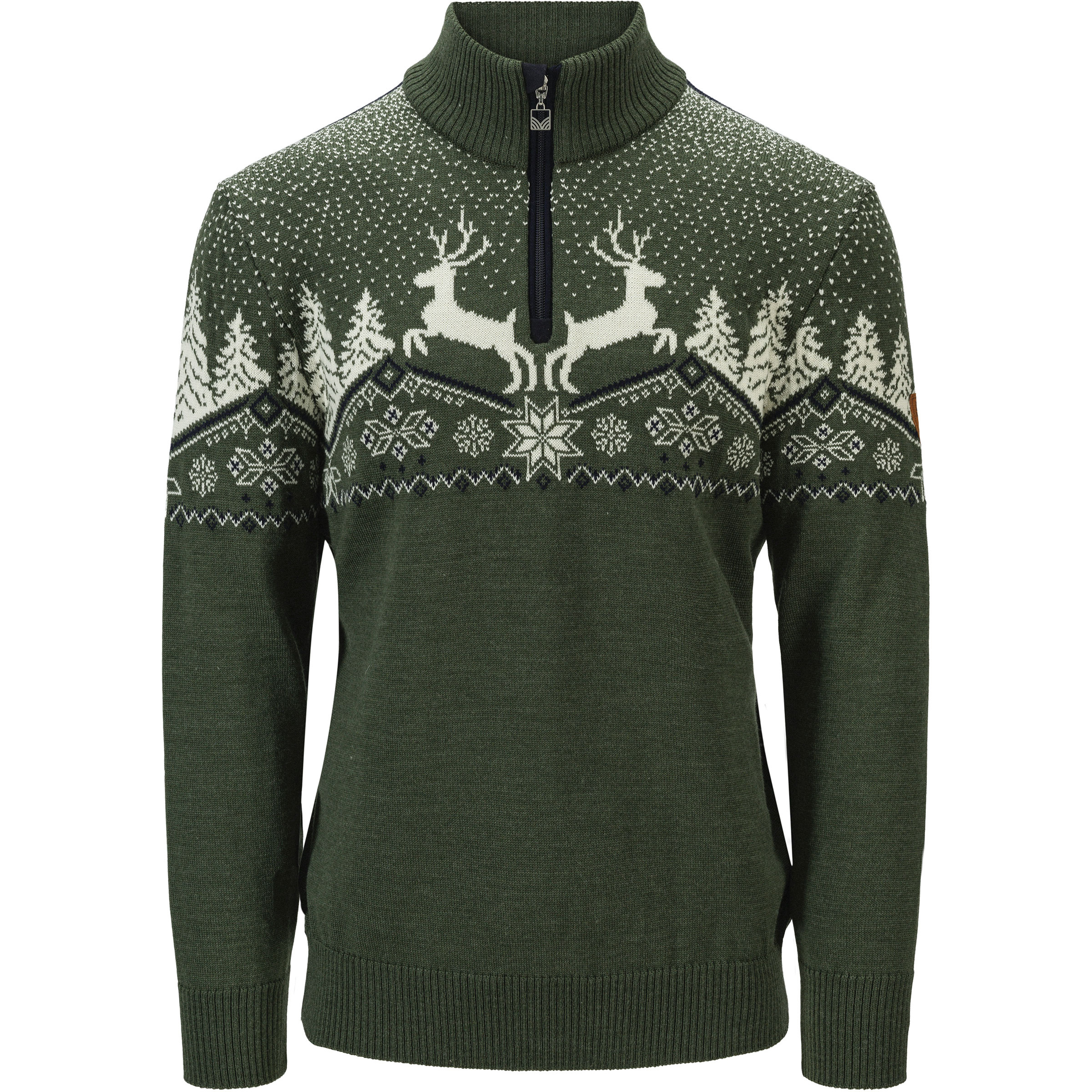 Dale of Norway Christmas Herren Pullover oliv Größe S Lifestyle Hautfreundlich Merinowolle