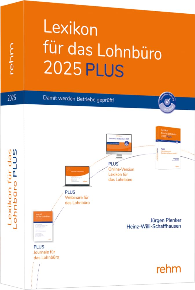 Wolfgang Schönfeld - Lexikon für das Lohnbüro 2025 PLUS: Das Paket aus Online-, Print-Version, 4 Webinaren und KI-Frage-Antwort-Tool - Preis vom 10.10.2026 11:48:34 h