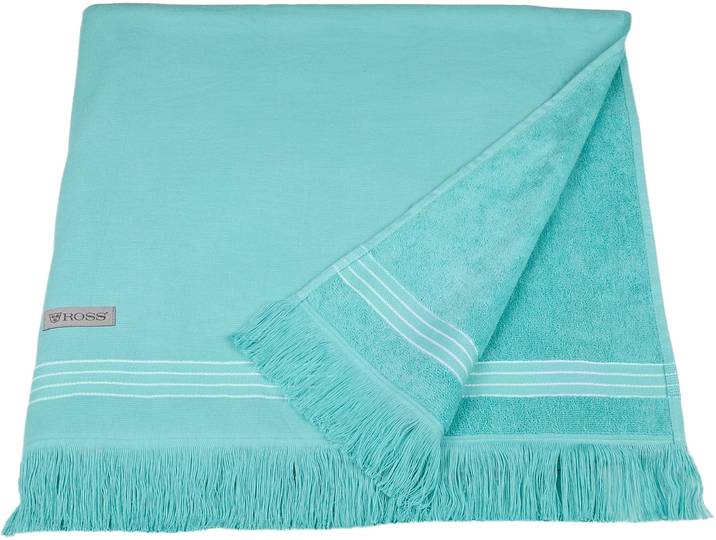 Hamamtuch ROSS Hamam , blau (lagune), B:90cm L:180cm, Hamam Frottier, Hamam Frottier, Handtücher, Hamamtuch, idealer Begleiter für Strand, Sauna oder Wellnessbereich