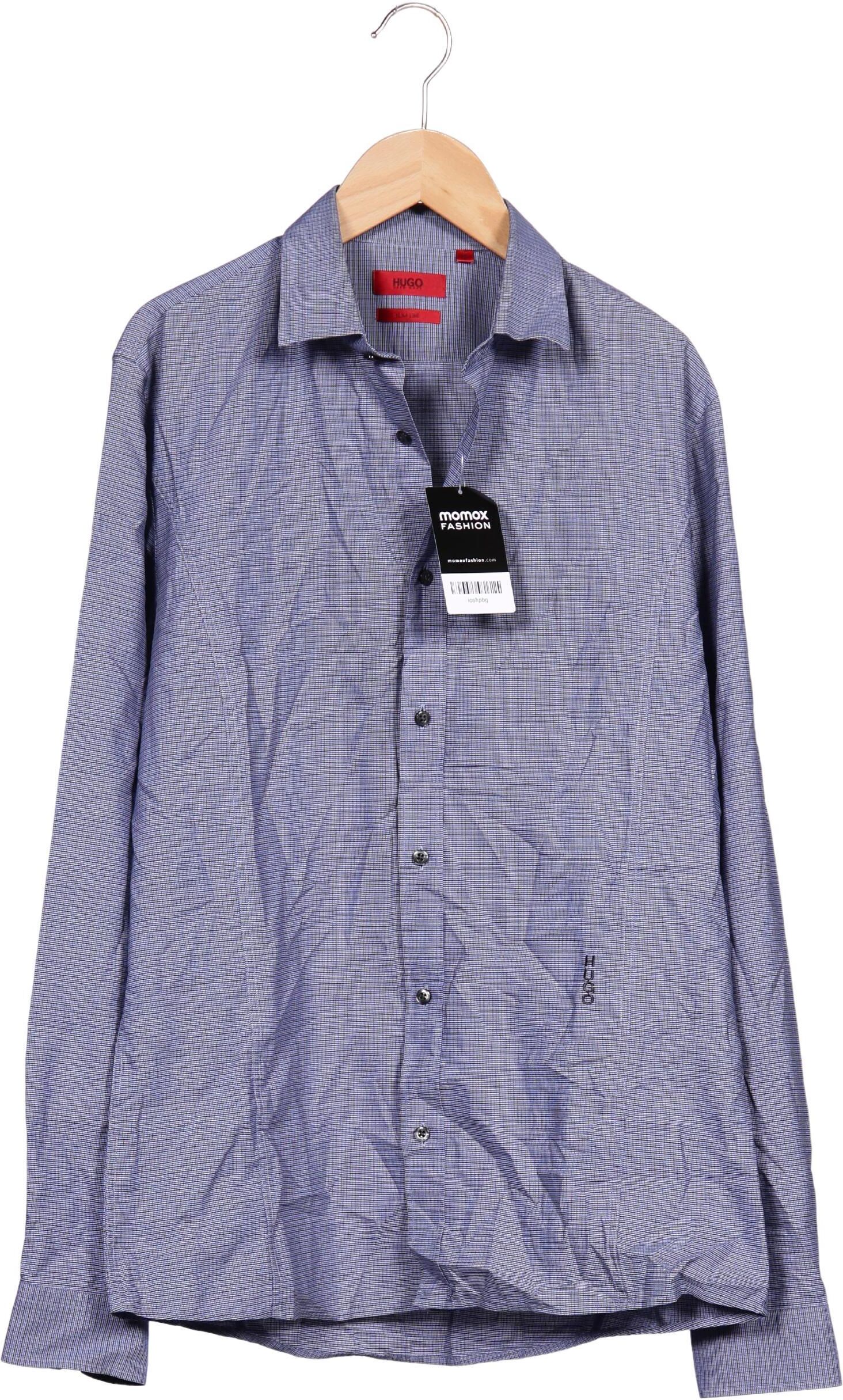 Hugo by Hugo Boss Herren Hemd, Hellblau, Gr. S, Baumwolle - Second Hand