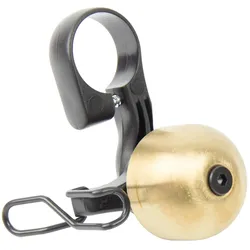 Widek E-Bike Klingel Miniglocke gold/schwarz