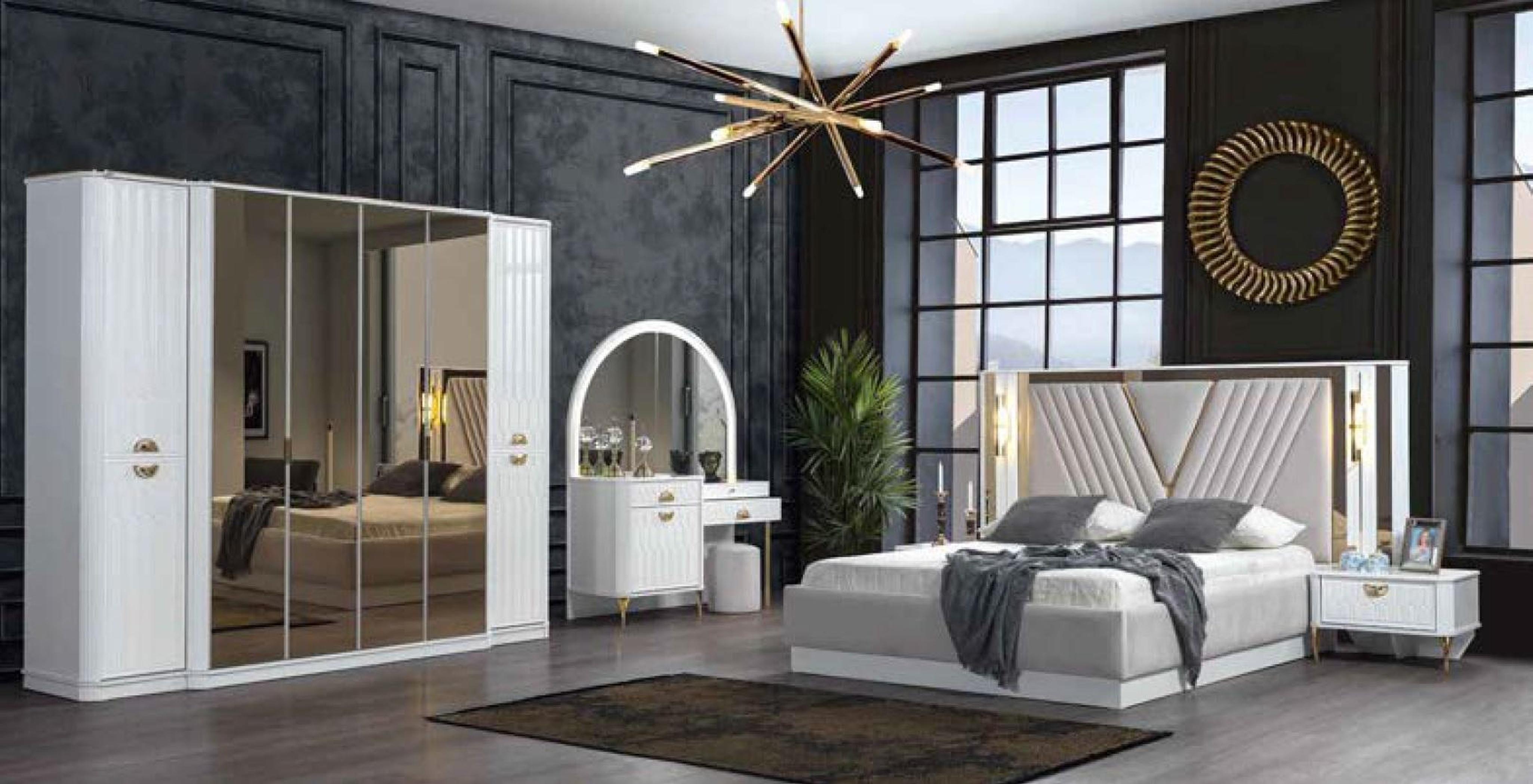 Bett Doppelbett Betten Möbel Einrichtung Schlafzimmer Möbel Design Beleuchtet