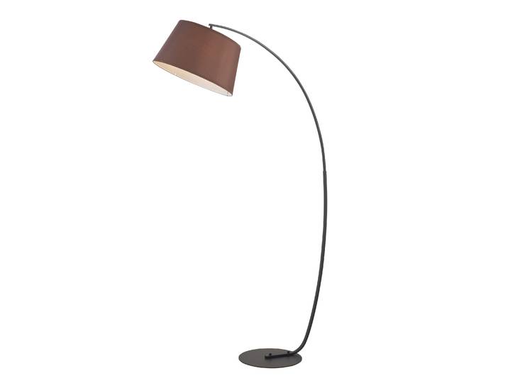 Stehlampe Bogenlampe KERNO braun/schwarz