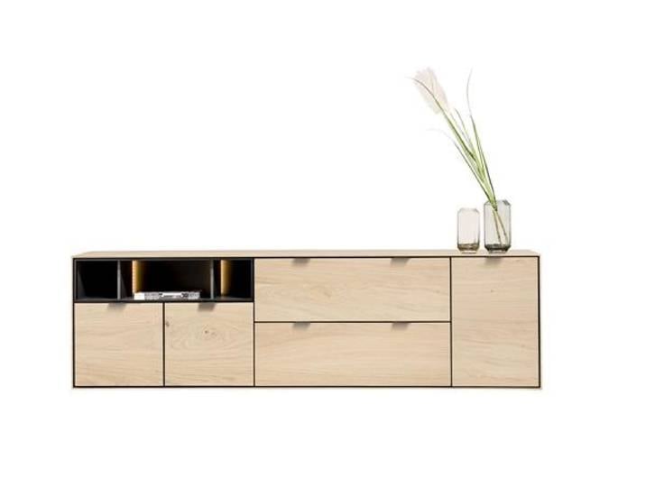 Xooon Elements Sideboard 210 cm 3-Türen/LED