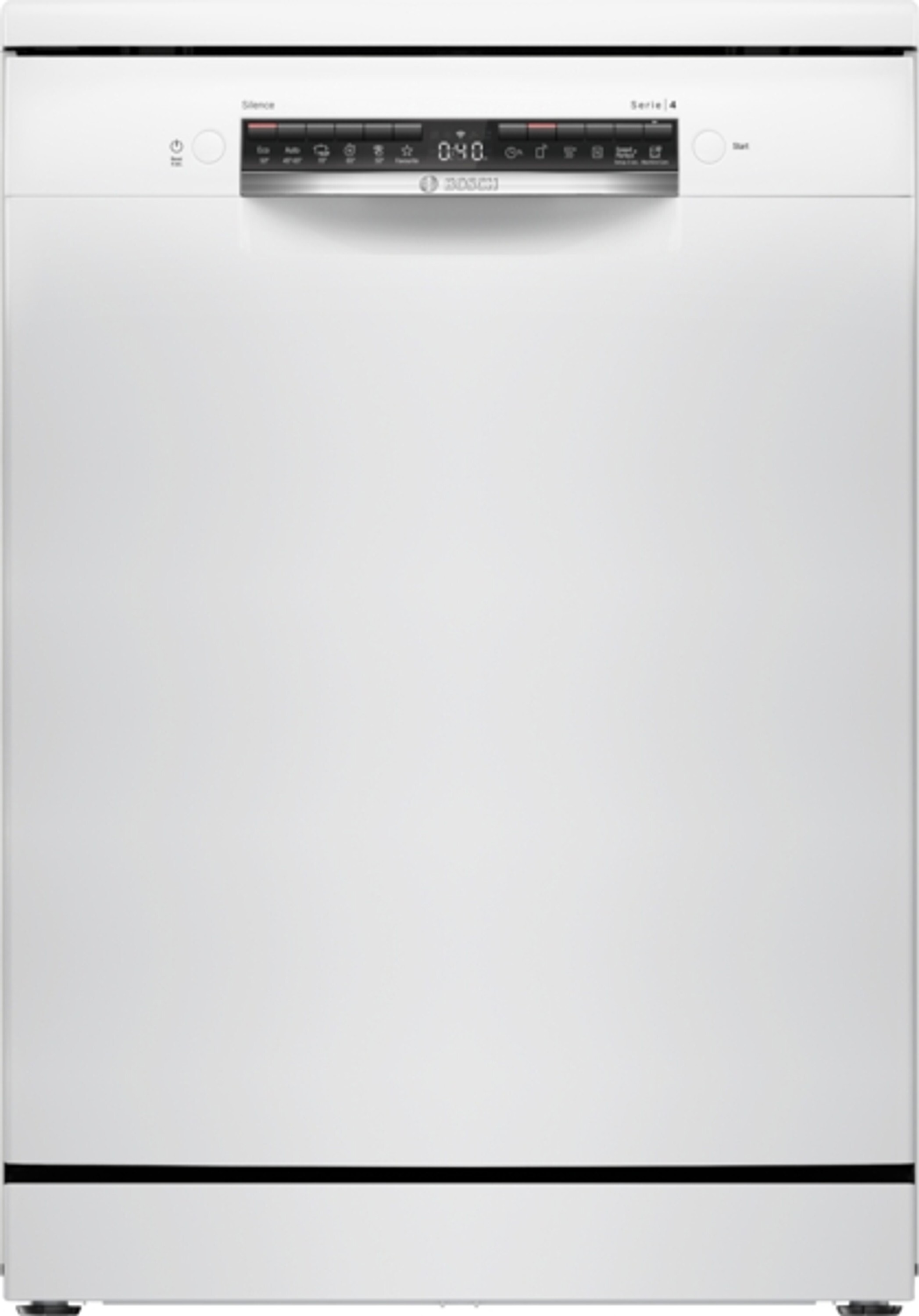 Bosch Serie 4 SMS4HTW00E, Freistehend, Standardgröße (60 cm), Weiß, Weiß, Berührung, 1,75 m