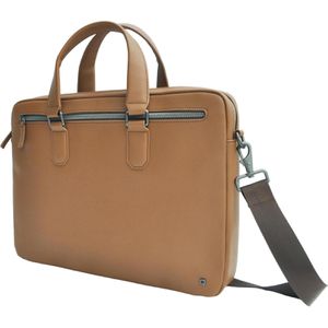 DESQ, Laptoptasche 3625.07, braun, Echt Leder, bis 16 Zoll
