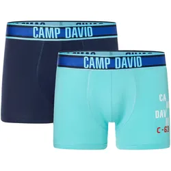 2er Pack CAMP DAVID Boxershorts Herren 5997 - arctic navy L