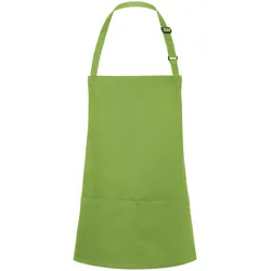 Karlowsky, Kochschürze, Kurze Latzschürze Basic mit Schnalle und Tasche (One Size)
