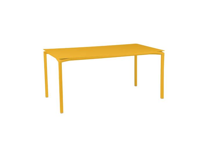 Fermob - Table rectangulaire Calvi - Jaune - Aluminium peint - Designer Antoine Lesur