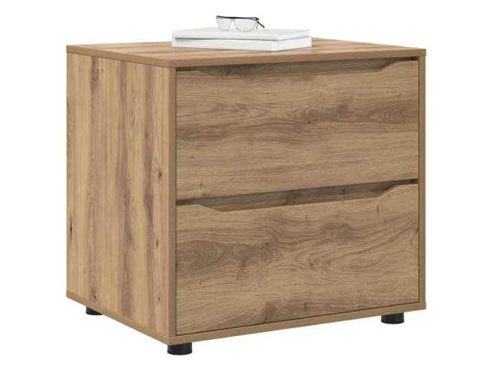 vidaXL Aufbewahrungsschrank 60 x 48 x 57 cm Holzwerkstoff Elegant, einfach und super funktional, Mehrere Schubladen für maximalen Ordnung, Sichere und zuverlässige Bauweise für lange