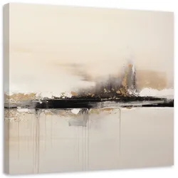 LEINWANDBILD Beige Abstraktion 30x30cm