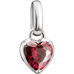 Thomas Sabo CC1335-051-10 Charm-Anhänger Herz Rot Connect Silber