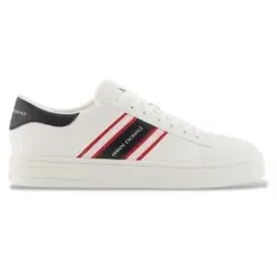 A|X Armani Exchange für Herren. XM002198AF21421MZ324 Sneakers mit weißen Seitenstreifen (46), Wohnung, Schnürsenkel, Lässig