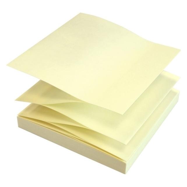 Q-Line Z-Notizen Stick'N gelb 76x76mm 100 Blatt 12 Stück/Packung - (12 Blöcke pro Packung) (A6) (S004028)
