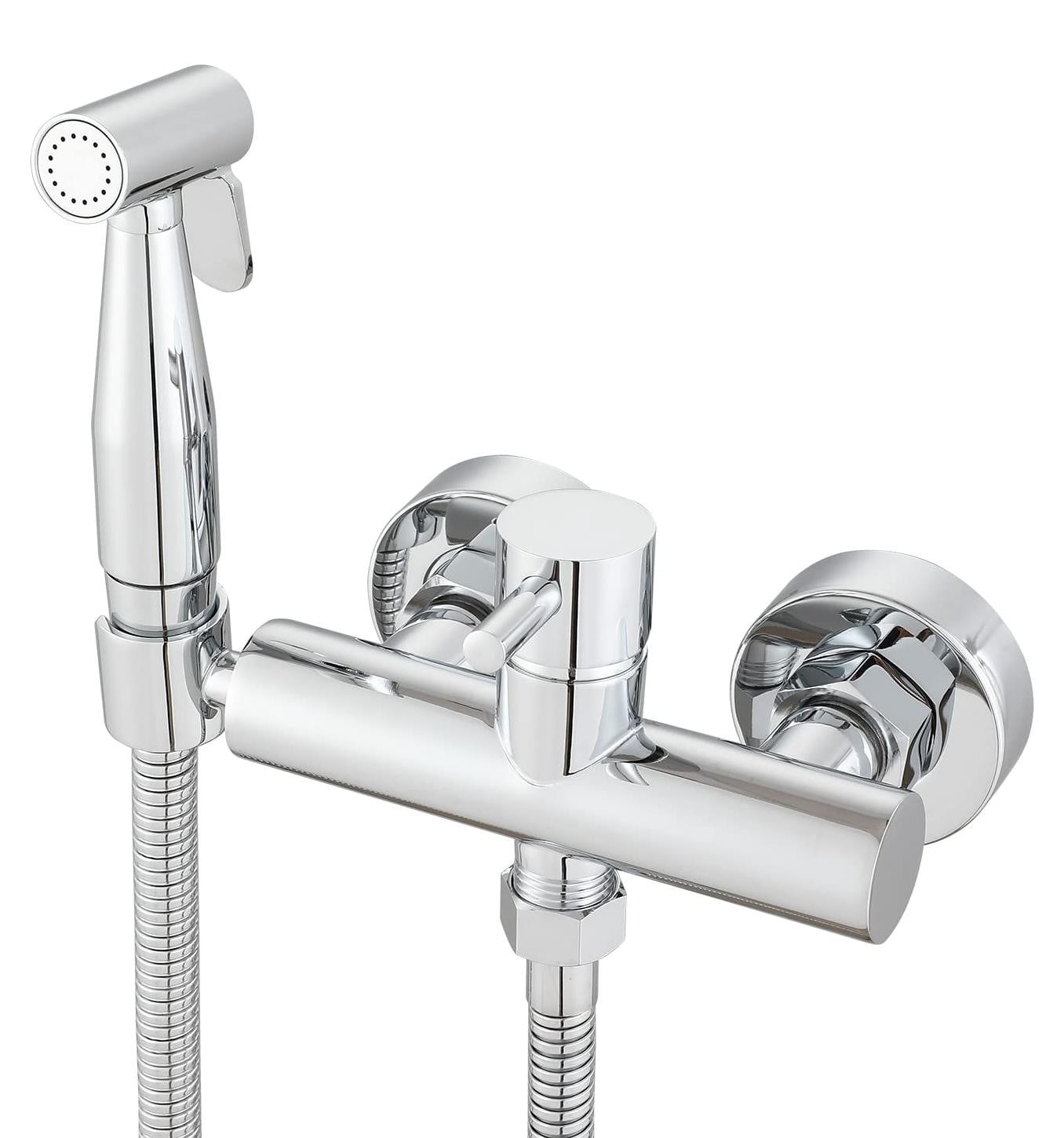 Dripio 4-delige bidetset met handdouche en thermostaat in chroom