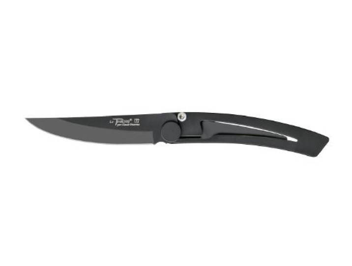 Claude Dozorme 1.90.140.91N Messer Liner Thiers, groß, Stahl, Schwarze Beschichtung