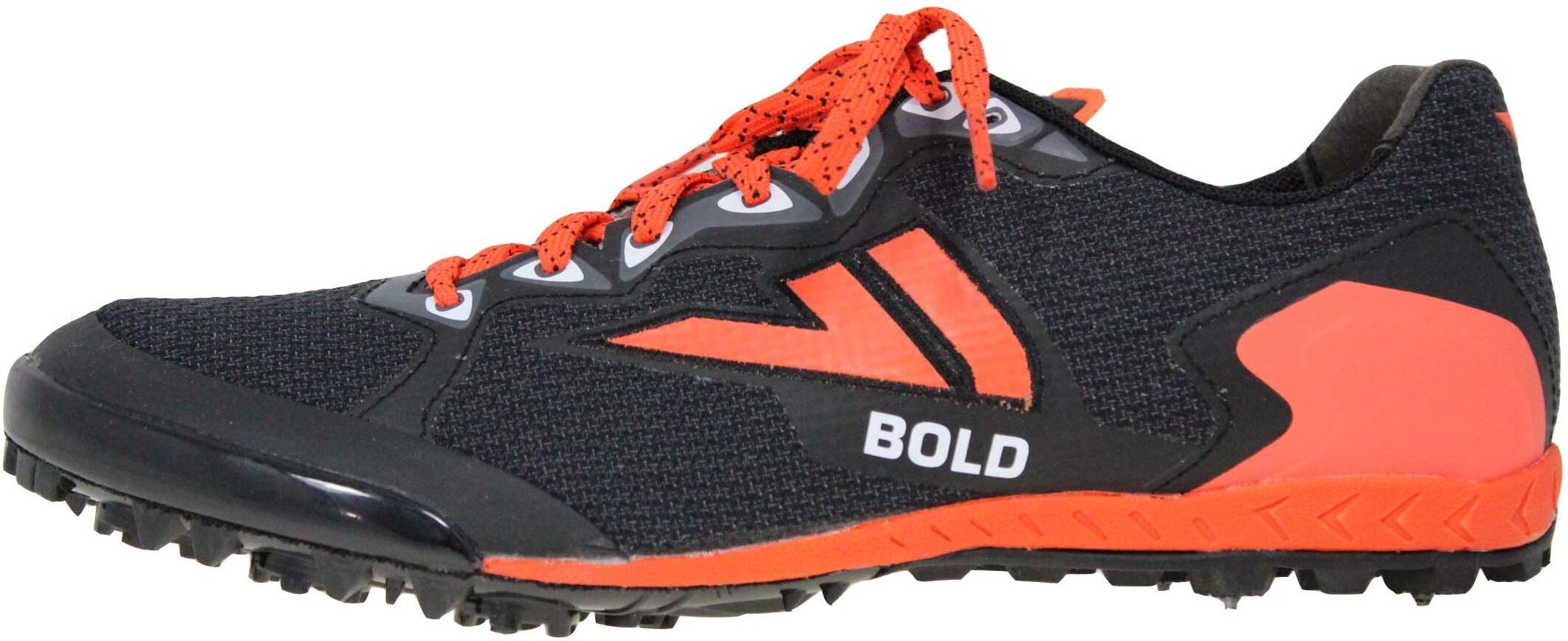 VJ Sport Bold X (25) Pesäpallopiikkari Musta-Oranssi - UK 6,5 (EUR 40 / 25,6 cm)