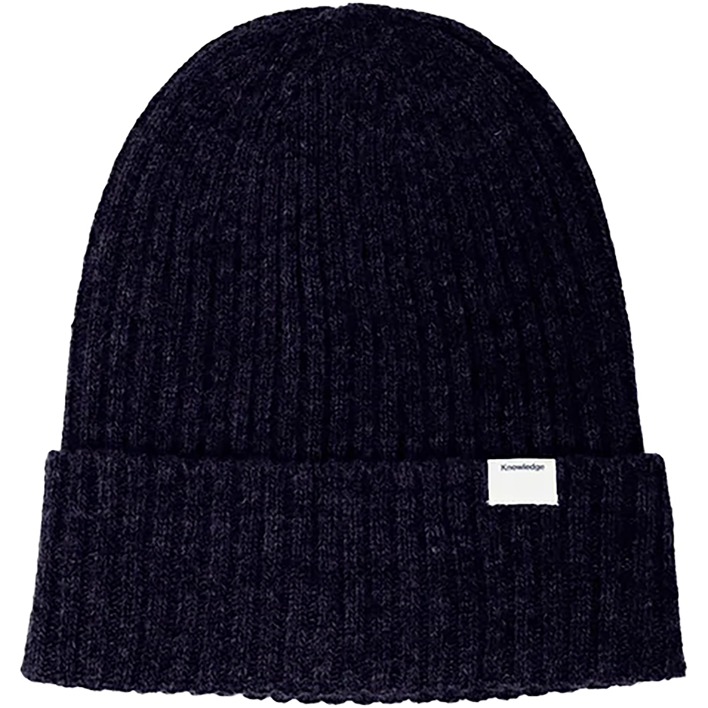 KnowledgeCotton Apparel Lambswool Rib Mützen & Beanies blau Lifestyle